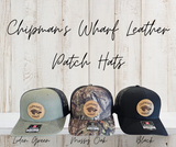 Chipman’s Wharf Leather Patch Hats